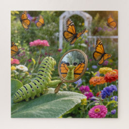 Raupe träumt davon, ein Schmetterling zu sein