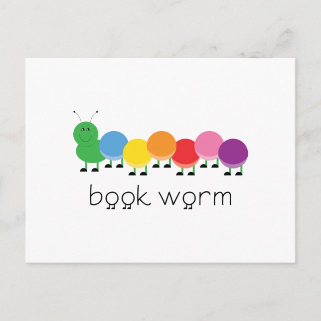 Raupe von Worm Postkarte (Vorderseite)