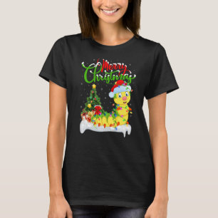 Raupe Weihnachten Dekorationen Raupe Christma T-Shirt