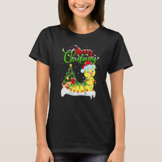 Raupe Weihnachtsdekoration Raupe Weihnachten T-Shirt