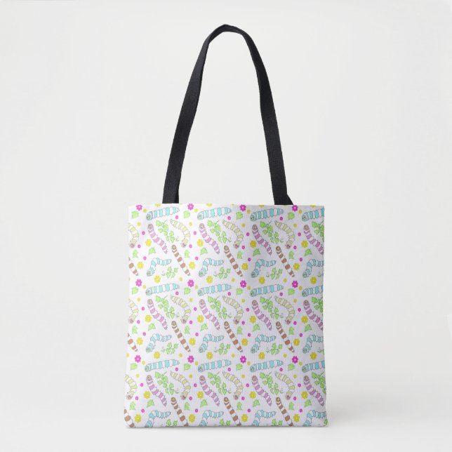 Raupen Tote Tasche (Vorderseite)