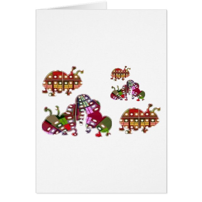 Raupen-und Marienkäfer-Dame Bug Graphic (Vorne)