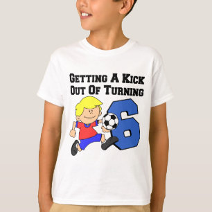Raus aus dem Rennen 6 Fußball-Spieler T-Shirt