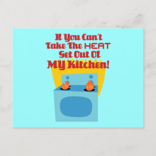 Raus aus meiner Küche Postkarte