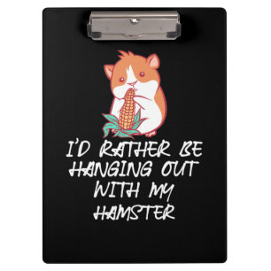 Raus mit meinem Hamster Klemmbrett