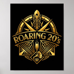 Rauschende 20er Great Gatsby Spirit Day Poster