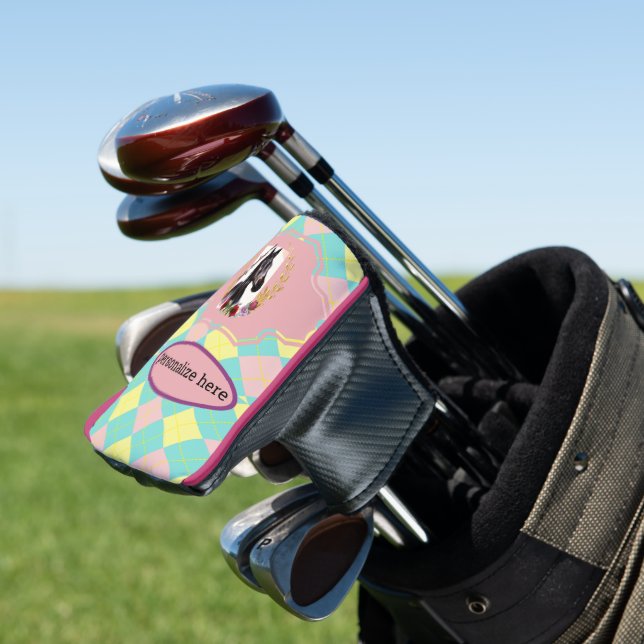 Raute Baby Racehorse mare e Golf Headcover (In Situ)