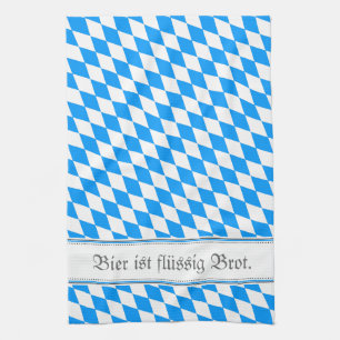 Raute Bayern / Bayerisches Rein Geschirrtuch