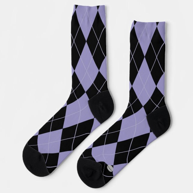 Raute Design Sock in beliebiger Farbe HAMbyWG Socken (Linkes Detail)