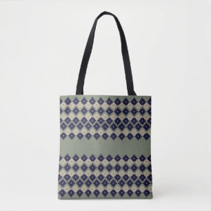Raute fair einfache nahtlose Muster abstrakt, Tasche