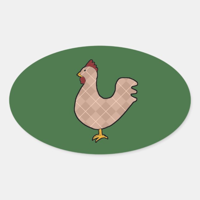 Raute Folk Art Aufkleber (Vorderseite)
