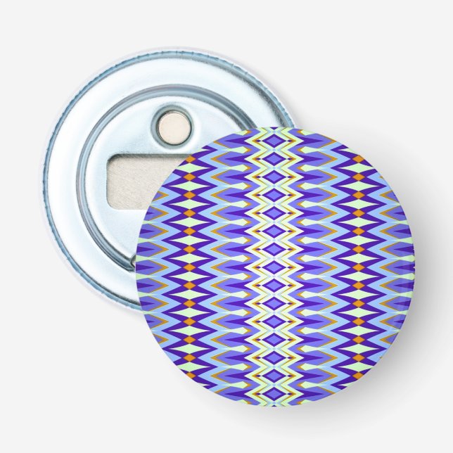 Raute Fun Blue und Orange Flaschenöffner (Vorderseite)