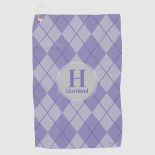 Raute Golf Handtuch mit Name und Initial - HAMbyWG
