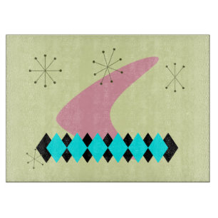 Raute Mitte Jahrhundert Modernes Schneidebrett