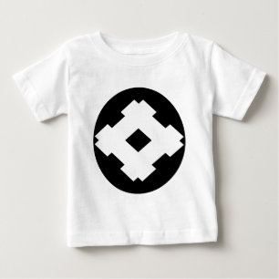 Raute-Rahmen in Reiskuchen Baby T-shirt