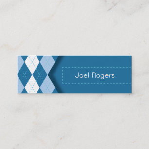 Rauten-dünne Geschäfts-Karte Mini Visitenkarte