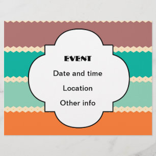 Rautenreihen abstraktes Design Flyer