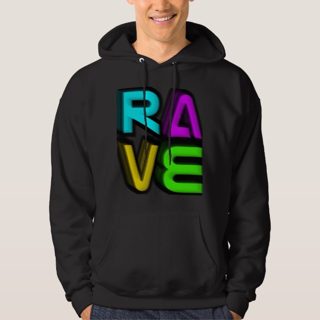 Rave 3D Hoodie (Vorderseite)
