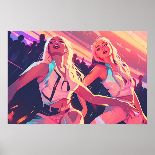 Rave Clubleben Poster (Vorne)