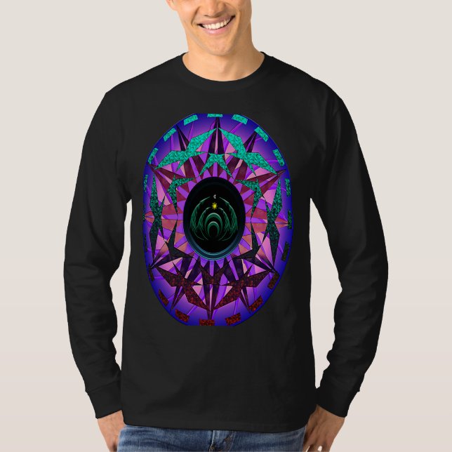 Rave EDM Electronic Dance Music Ansammlungen Fores T-Shirt (Vorderseite)