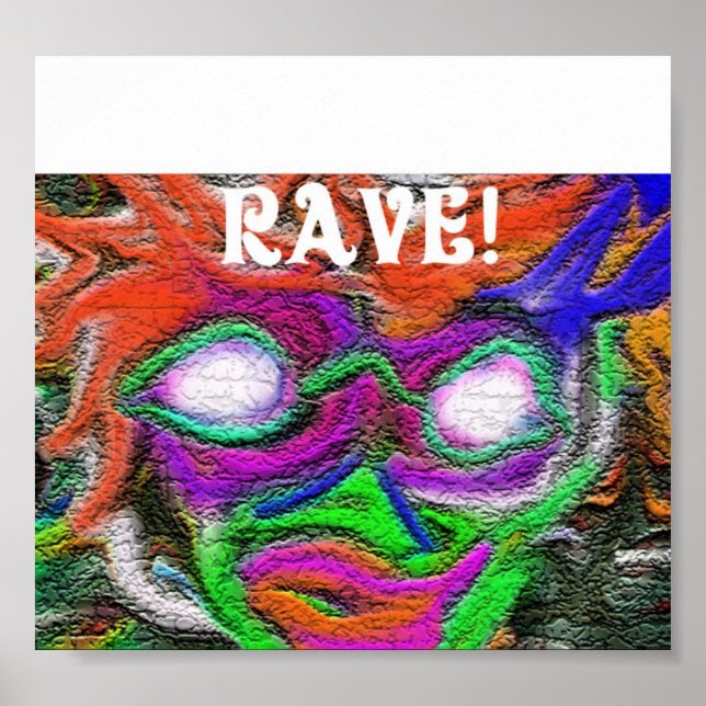 Rave Flyer Poster (Vorne)