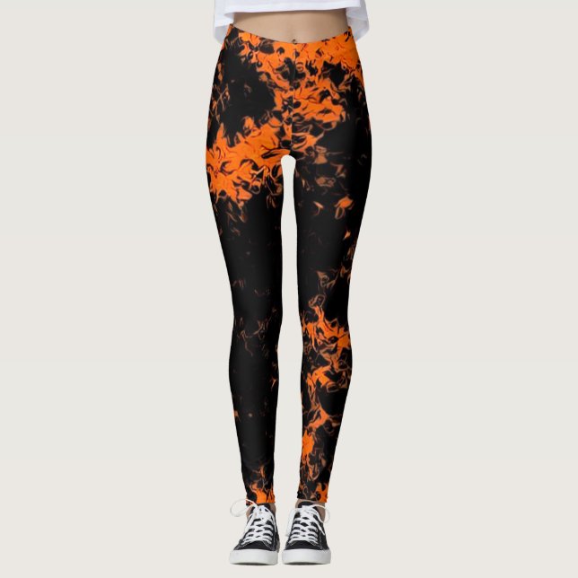 Rave-Liebe-Leggings Halloweens Marshmello Leggings (Vorderseite)