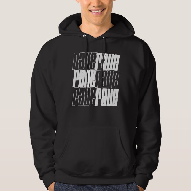 Rave-Logo Hoodie (Vorderseite)
