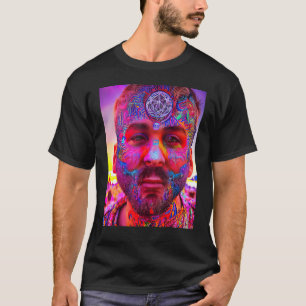 Rave Party Psychedelic EDM Trance Club DJ design_7 T-Shirt