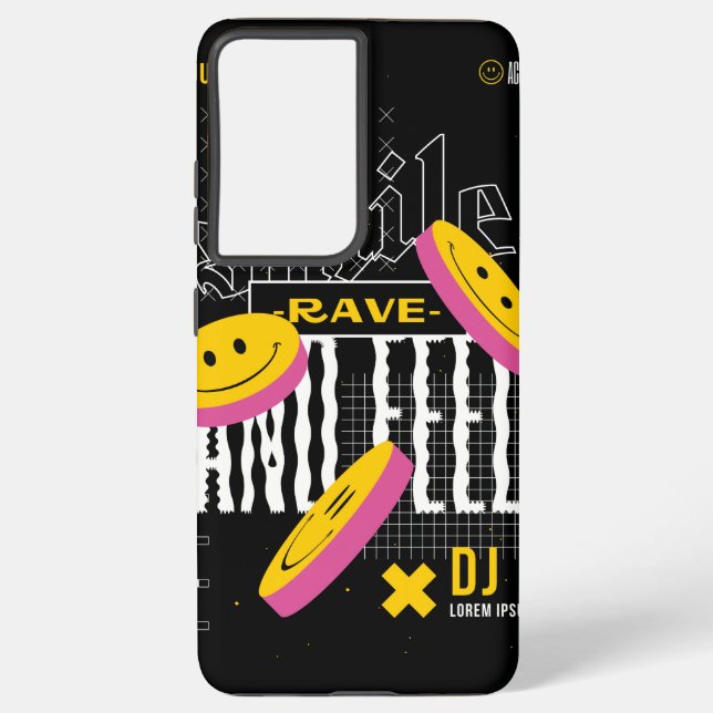 Rave Samsung Galaxy Hülle (Rückseite)