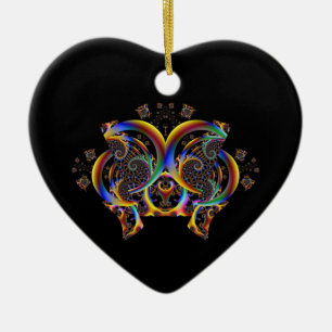 Rave-Schmetterlings-Verzierung Keramik Ornament