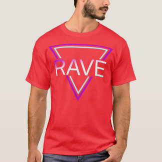 Rave Techno House Party EDM Festival Moon and Star T-Shirt