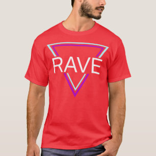 Rave Techno House Party EDM Festival Moon and Star T-Shirt
