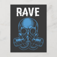 Rave-Totenkopf-Gasmaske