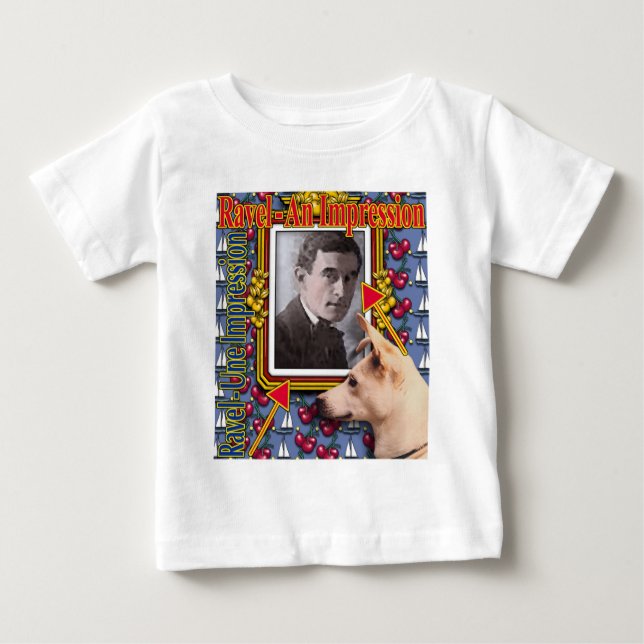 Ravel - ein Eindruck Baby T-shirt (Vorderseite)