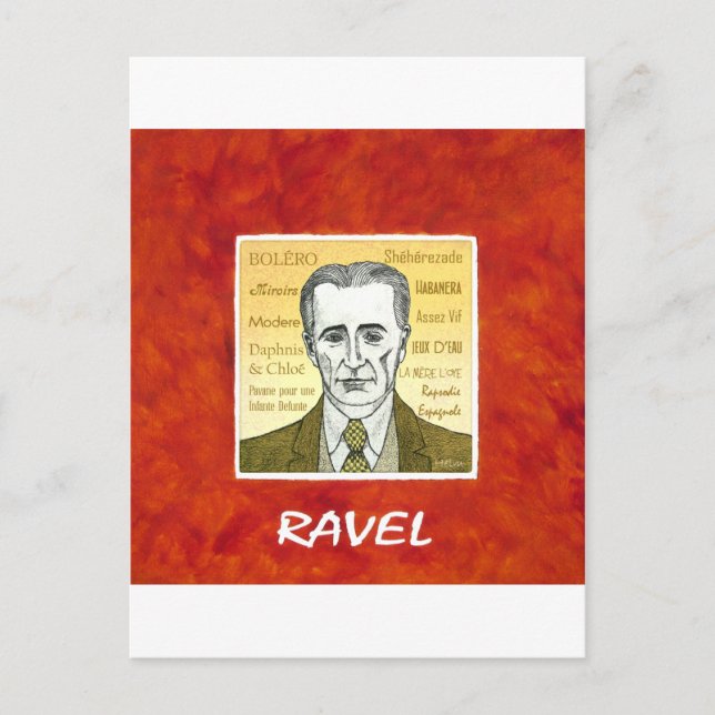 Ravel Postkarte (Vorderseite)