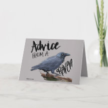 Raven Anniversaire ou Penser à votre carte