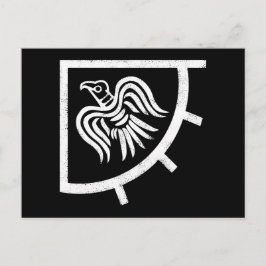Raven Banner Viking Flag Postkarte