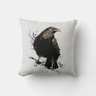Raven Bird Art Collection Kissen