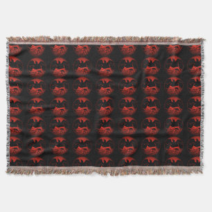 Raven Bird Blanket Spirit Animals Throw Blankes Decke