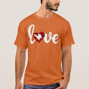 Raven Bird Lover Buffalo Karierte Liebe Raven Vale T-Shirt