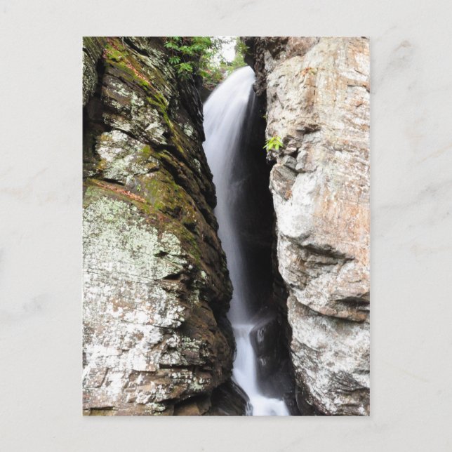 Raven Cliff Falls Wasserfall Helen GA Postcard Postkarte (Vorderseite)