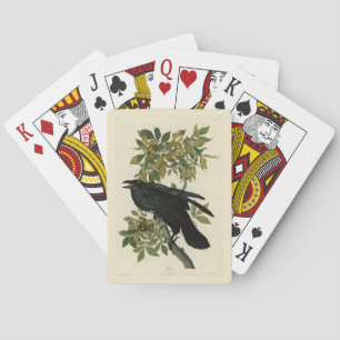 Raven (Common Raven) von Audubon Birds of America Spielkarten