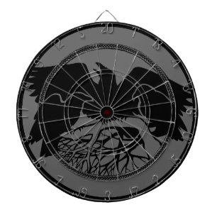 Raven Dartboard Cool Tribal Raven Art Dartboard Dartscheibe