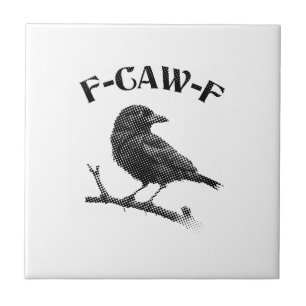 Raven F-CAW-F Halloween Minimalistisch Fliese