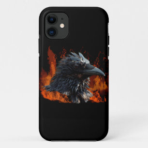 Raven Flames Wiccan Gothic Design title_seo2