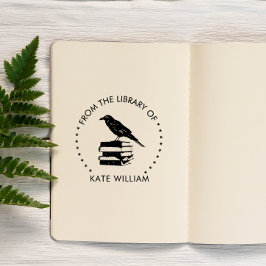 Raven from the library of Round Briefmarke Permastempel