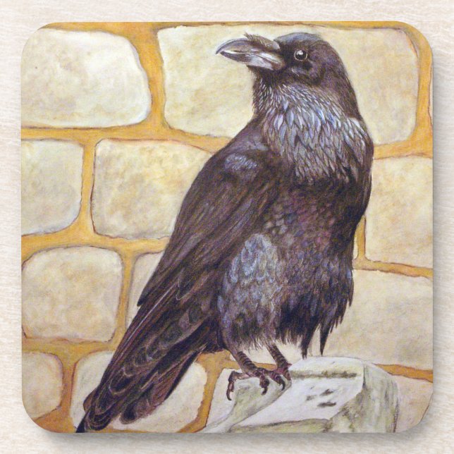 Raven Getränkeuntersetzer (Vorderseite)