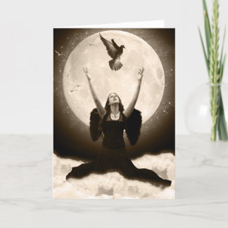 Raven Greeting Card Karte
