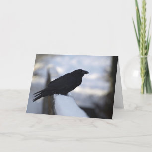 Raven Greeting Cards Karte