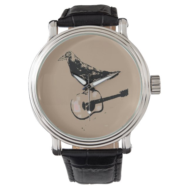 Raven Guitar Song Armwatch Armbanduhr (Vorderseite)